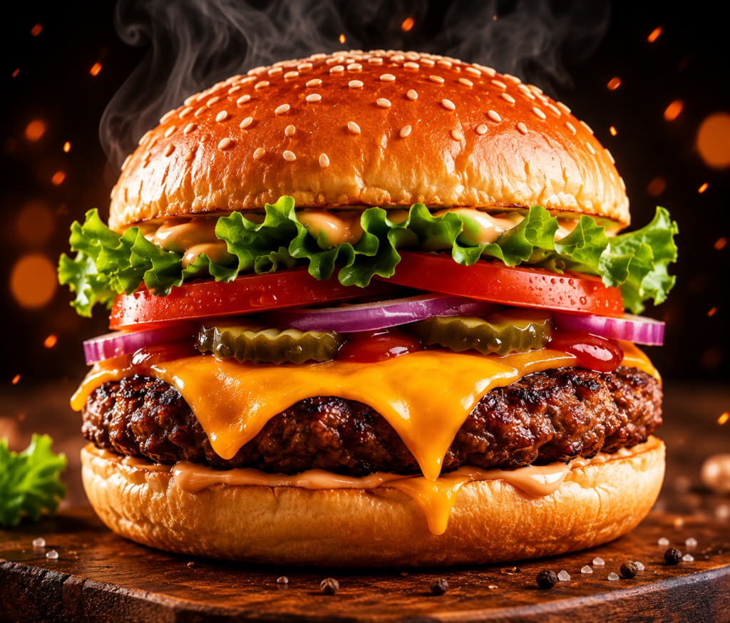 Hamburguesa de la casa