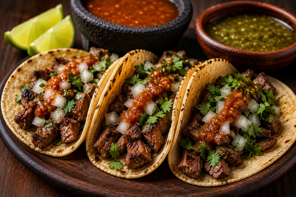 Tacos de arrachera